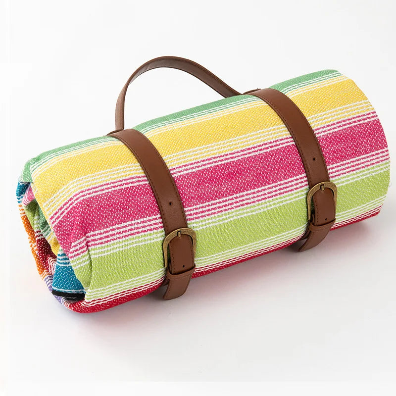 Waterproof Foldable Picnic Blanket with Carry Strap