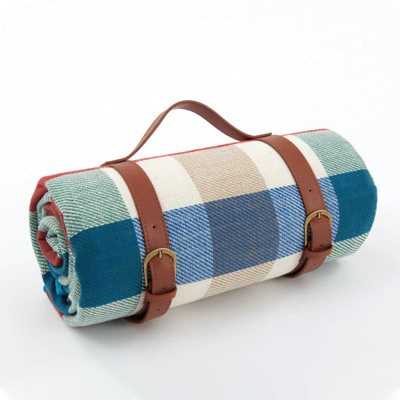 Waterproof Foldable Picnic Blanket with Carry Strap